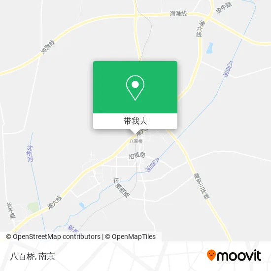 八百桥地图
