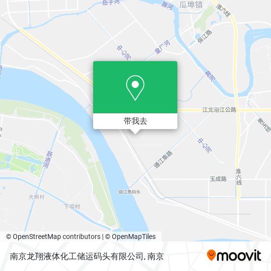 南京龙翔液体化工储运码头有限公司地图