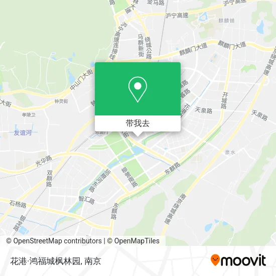 花港·鸿福城枫林园地图