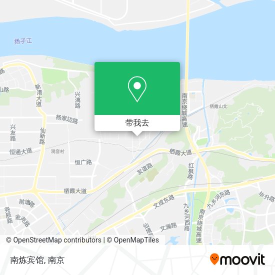 南炼宾馆地图