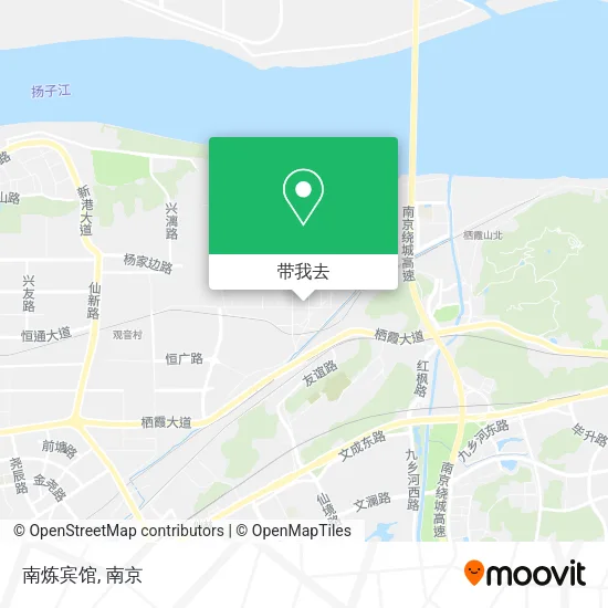 南炼宾馆地图
