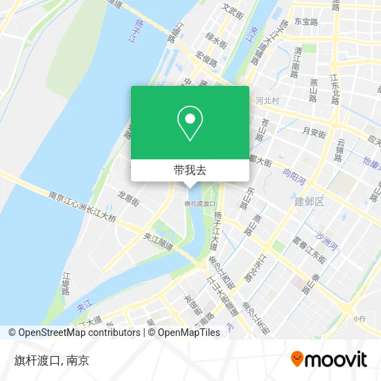 旗杆渡口地图
