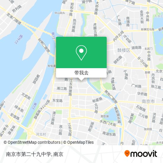 南京市第二十九中学地图