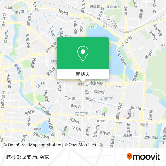 鼓楼邮政支局地图