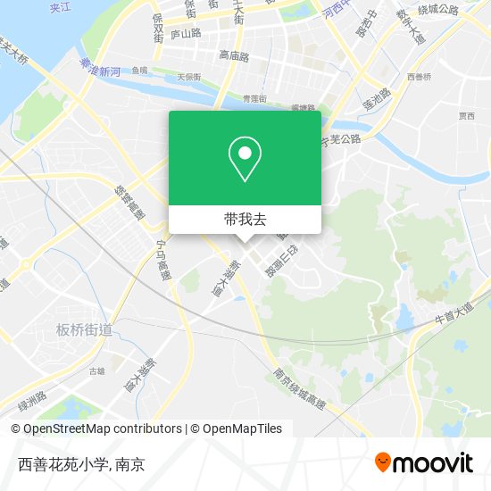 西善花苑小学地图