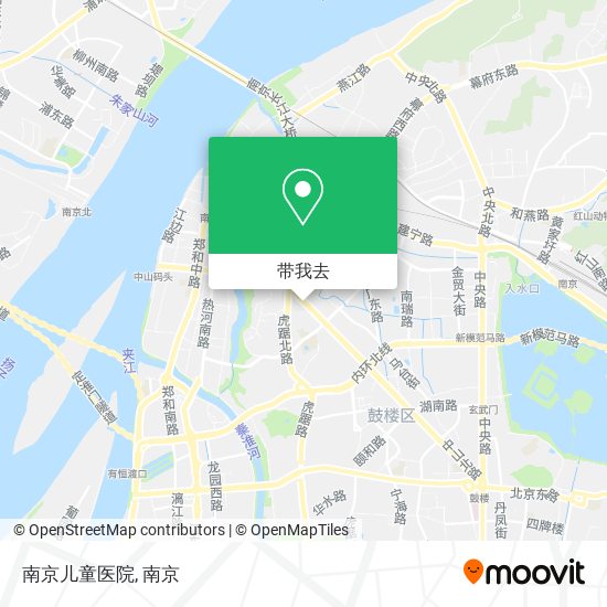 南京儿童医院地图