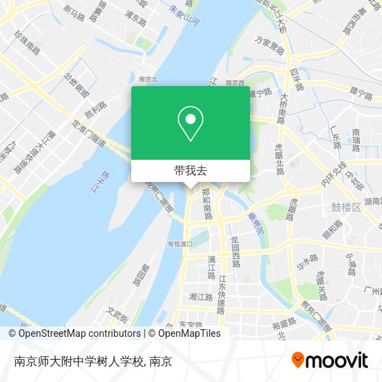 南京师大附中学树人学校地图