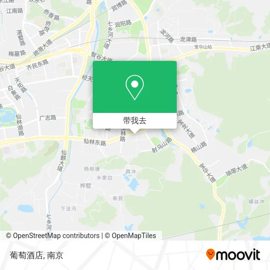 葡萄酒店地图