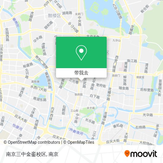 南京三中金銮校区地图