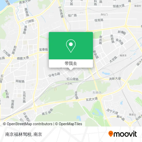 南京福林驾校地图