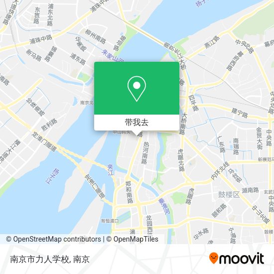 南京市力人学校地图