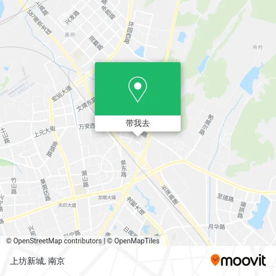 上坊新城地图