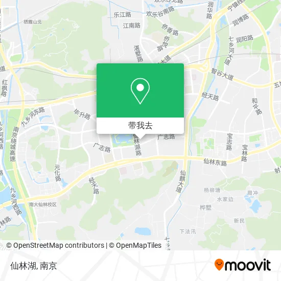 仙林湖地图