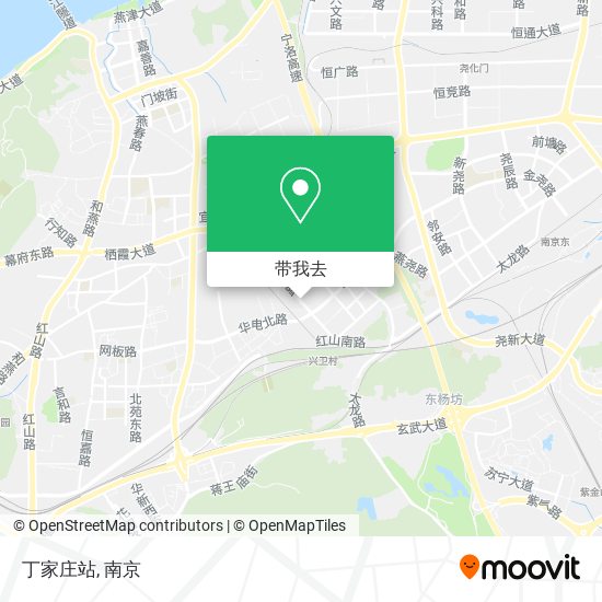 丁家庄站地图
