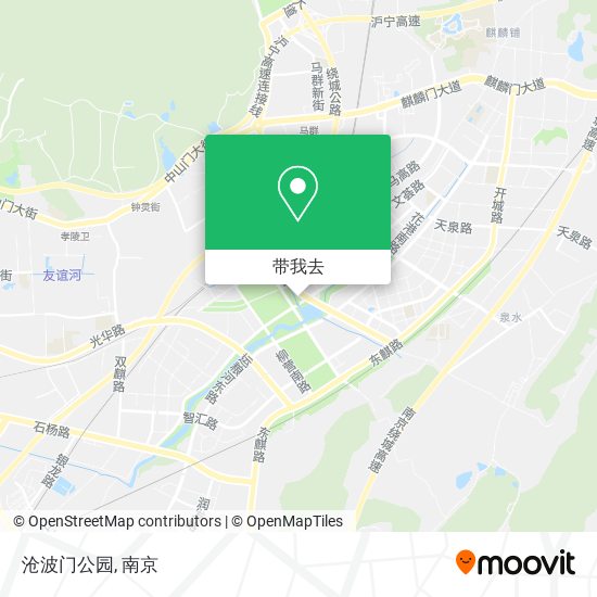 沧波门公园地图