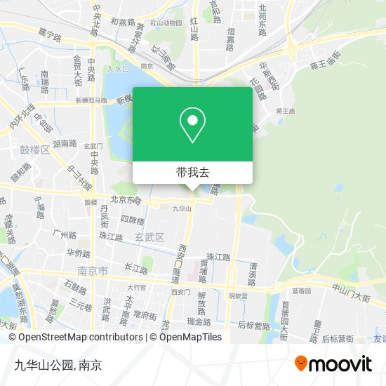 九华山公园地图