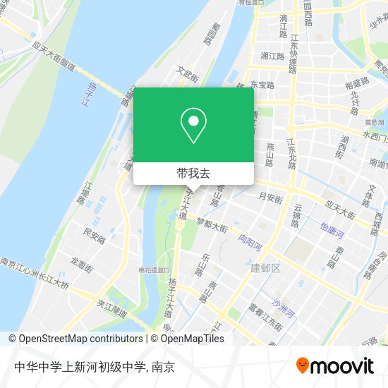 中华中学上新河初级中学地图