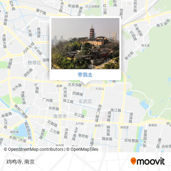 鸡鸣寺地图