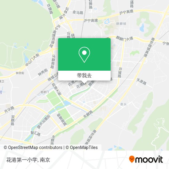 花港第一小学地图