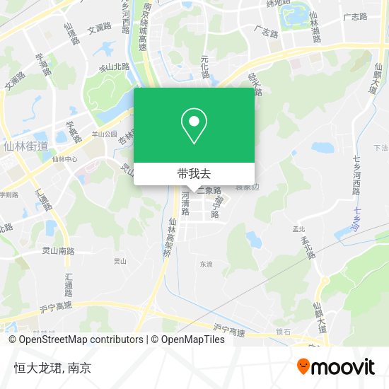 恒大龙珺地图