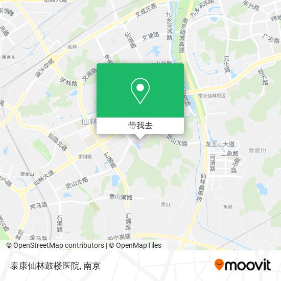泰康仙林鼓楼医院地图