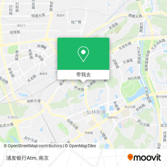 浦发银行Atm地图