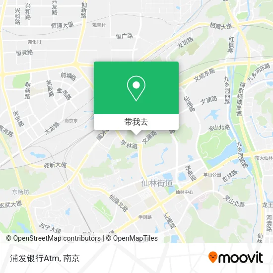 浦发银行Atm地图