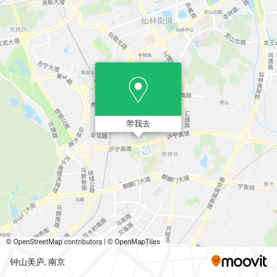 钟山美庐地图
