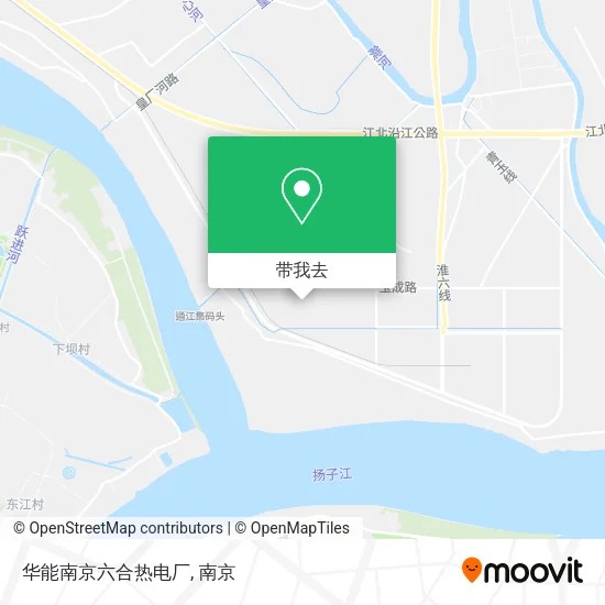 华能南京六合热电厂地图