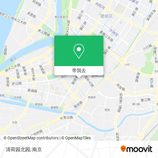 清荷园北园地图