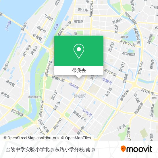金陵中学实验小学北京东路小学分校地图