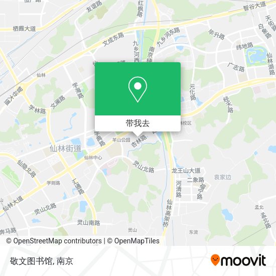 敬文图书馆地图