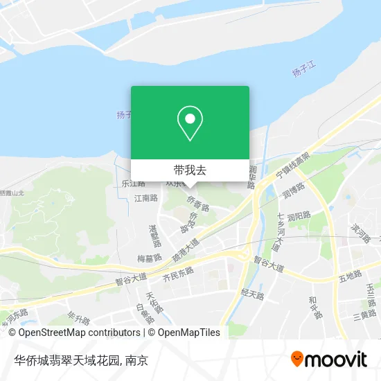 华侨城翡翠天域花园地图