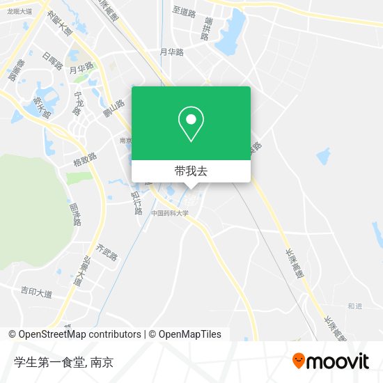 学生第一食堂地图