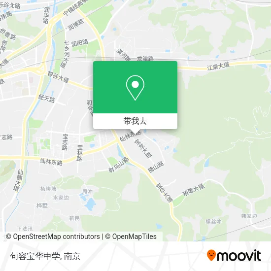 句容宝华中学地图