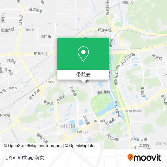 北区网球场地图