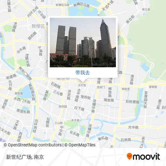 新世纪广场地图