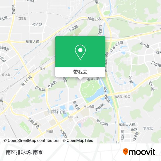 南区排球场地图