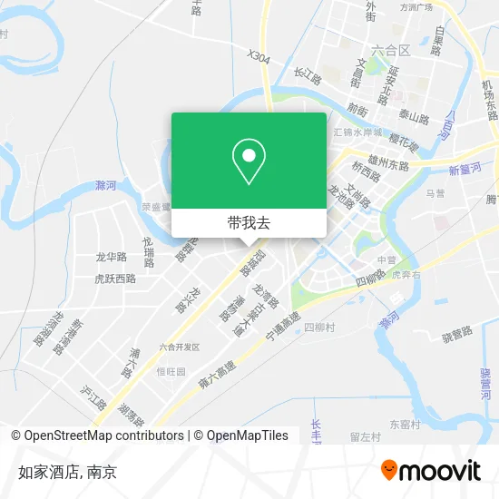 如家酒店地图
