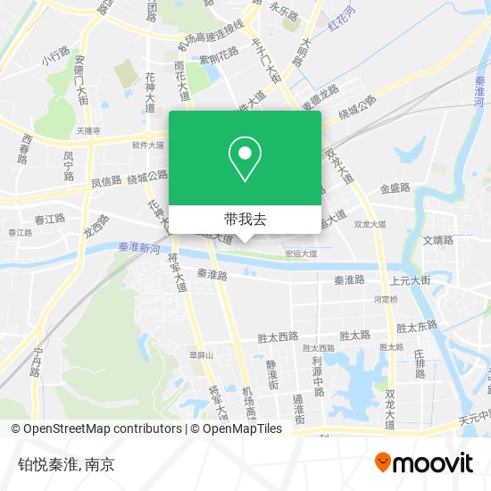 铂悦秦淮地图