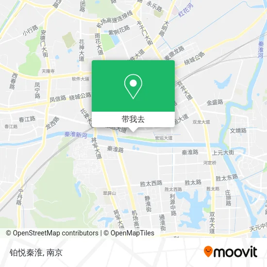铂悦秦淮地图