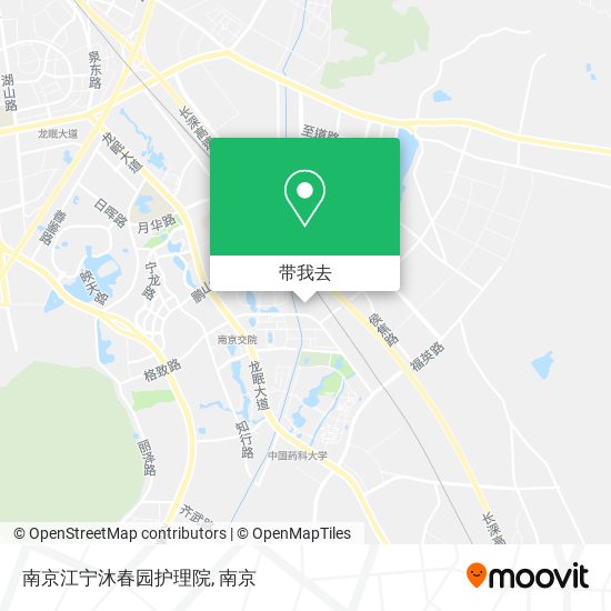 南京江宁沐春园护理院地图