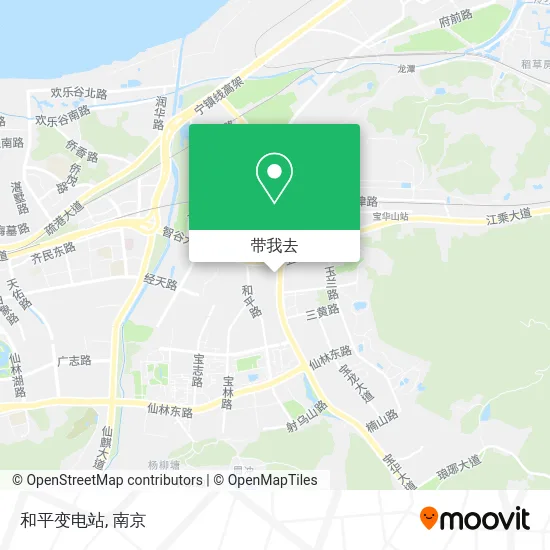 和平变电站地图