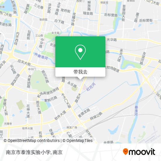 南京市泰淮实验小学地图