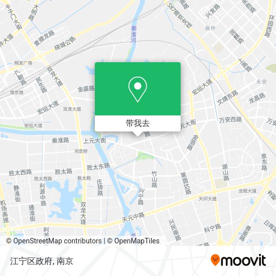 江宁区政府地图