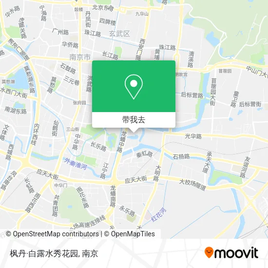 枫丹·白露水秀花园地图