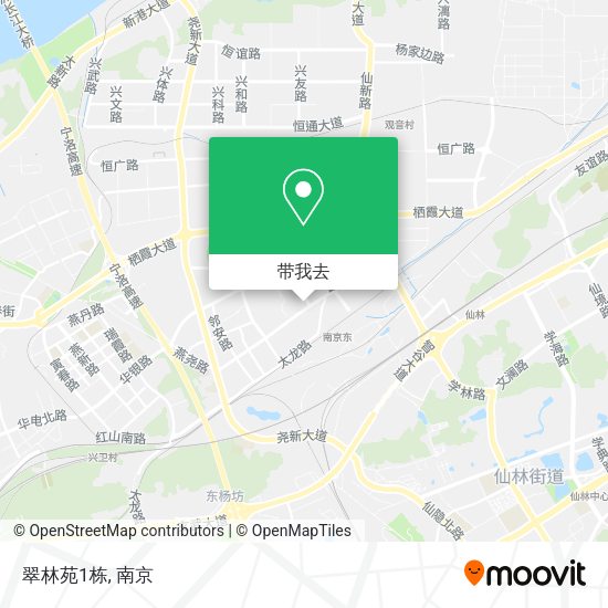 翠林苑1栋地图