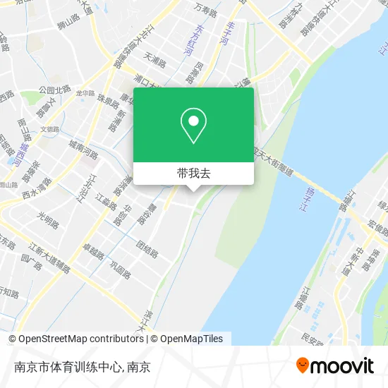 南京市体育训练中心地图