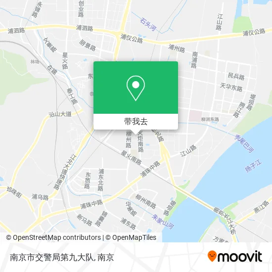 南京市交警局第九大队地图