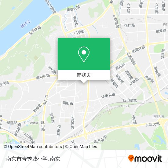 南京市青秀城小学地图